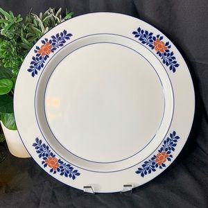 Vintage Dansk Cafe Lou 13” round stoneware serving platter / chop plate